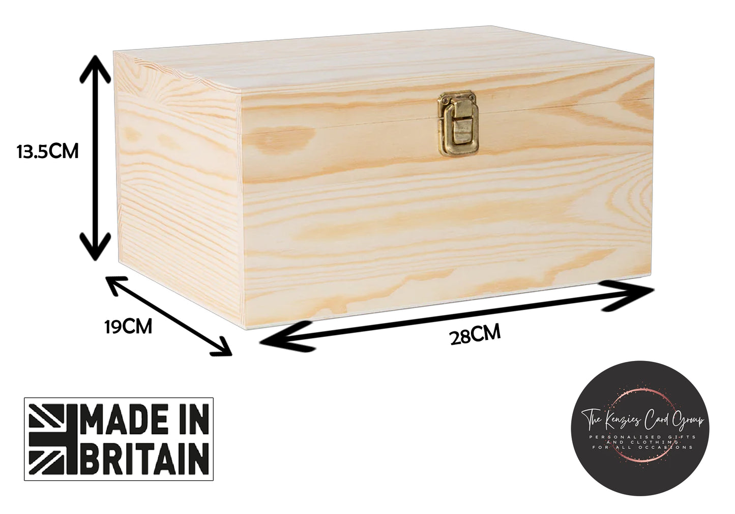 Personalised Christmas Eve Box - Wooden Christmas Eve Box -Classic Edition