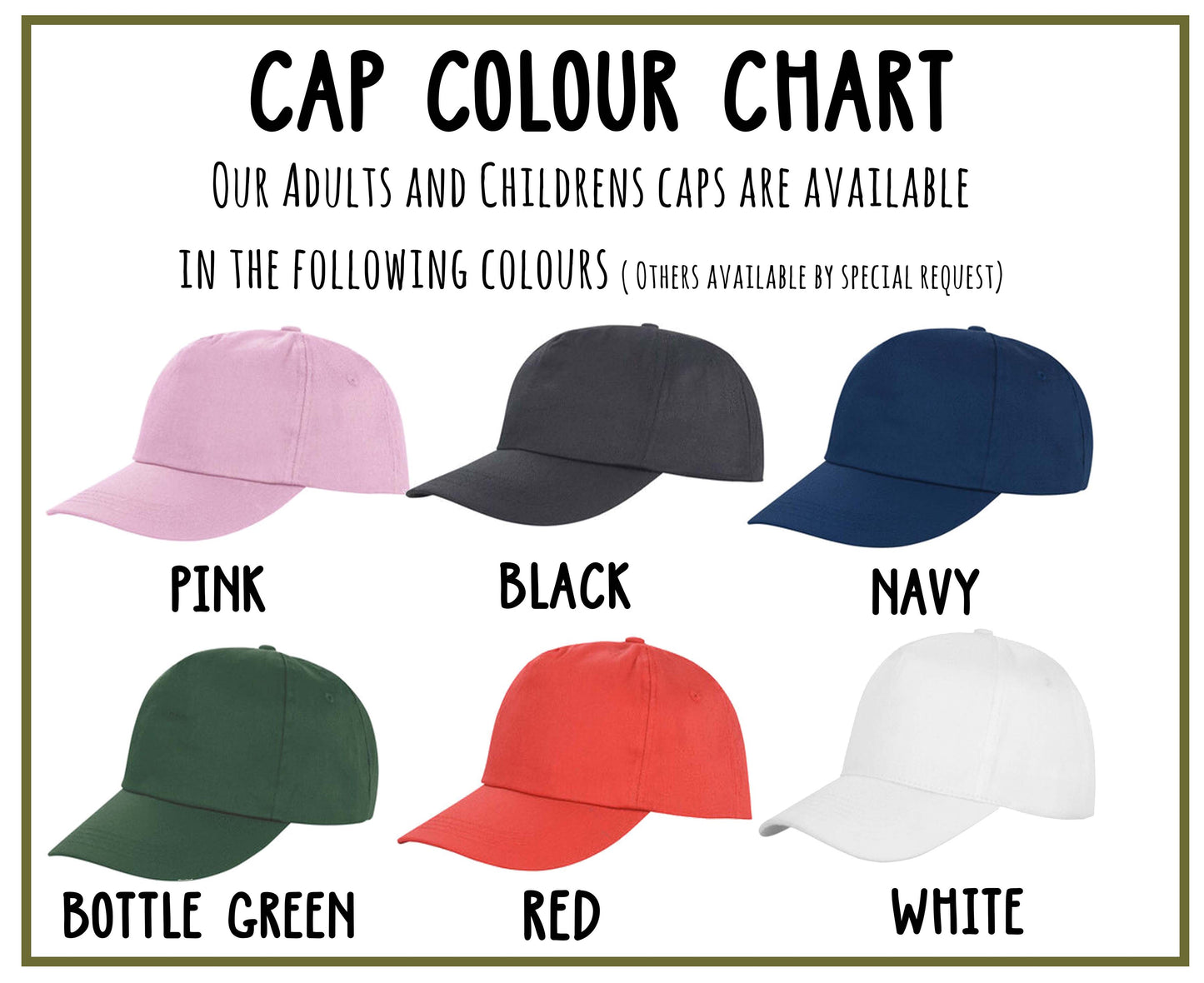 Personalised Disneyworld / Disneyland Paris Matching Family Caps - Fab 5 Edition 1