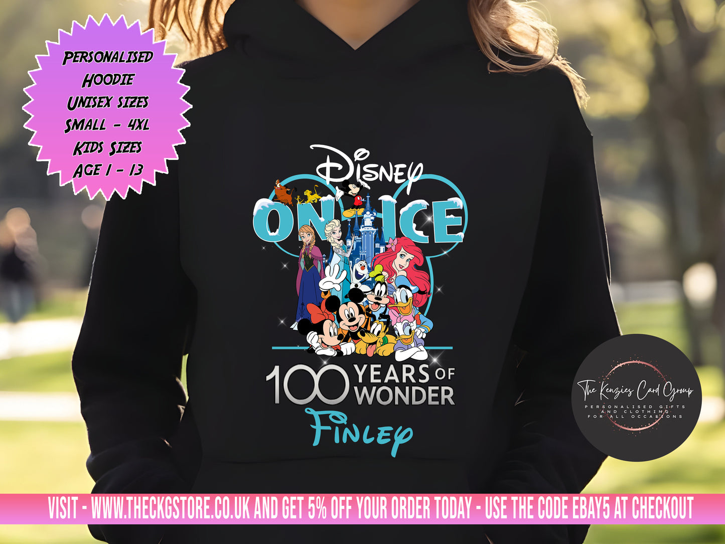 Personalised Disney On Ice Family Trip Hoodie - DOI 2025 Edition 1