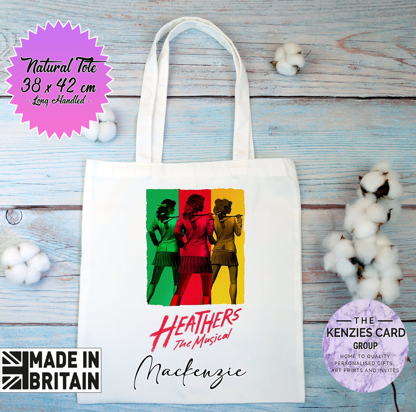 Personalised Musical Theatre Tote Bag - Heathers The Musical Edition V1