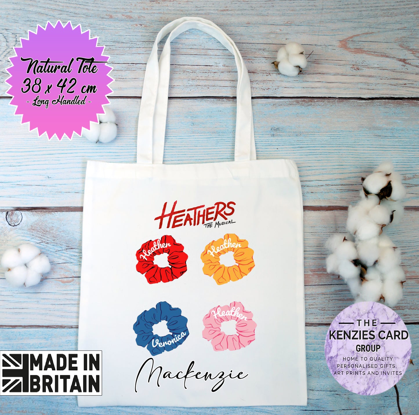 Personalised Musical Theatre Tote Bag - Heathers The Musical Edition V3