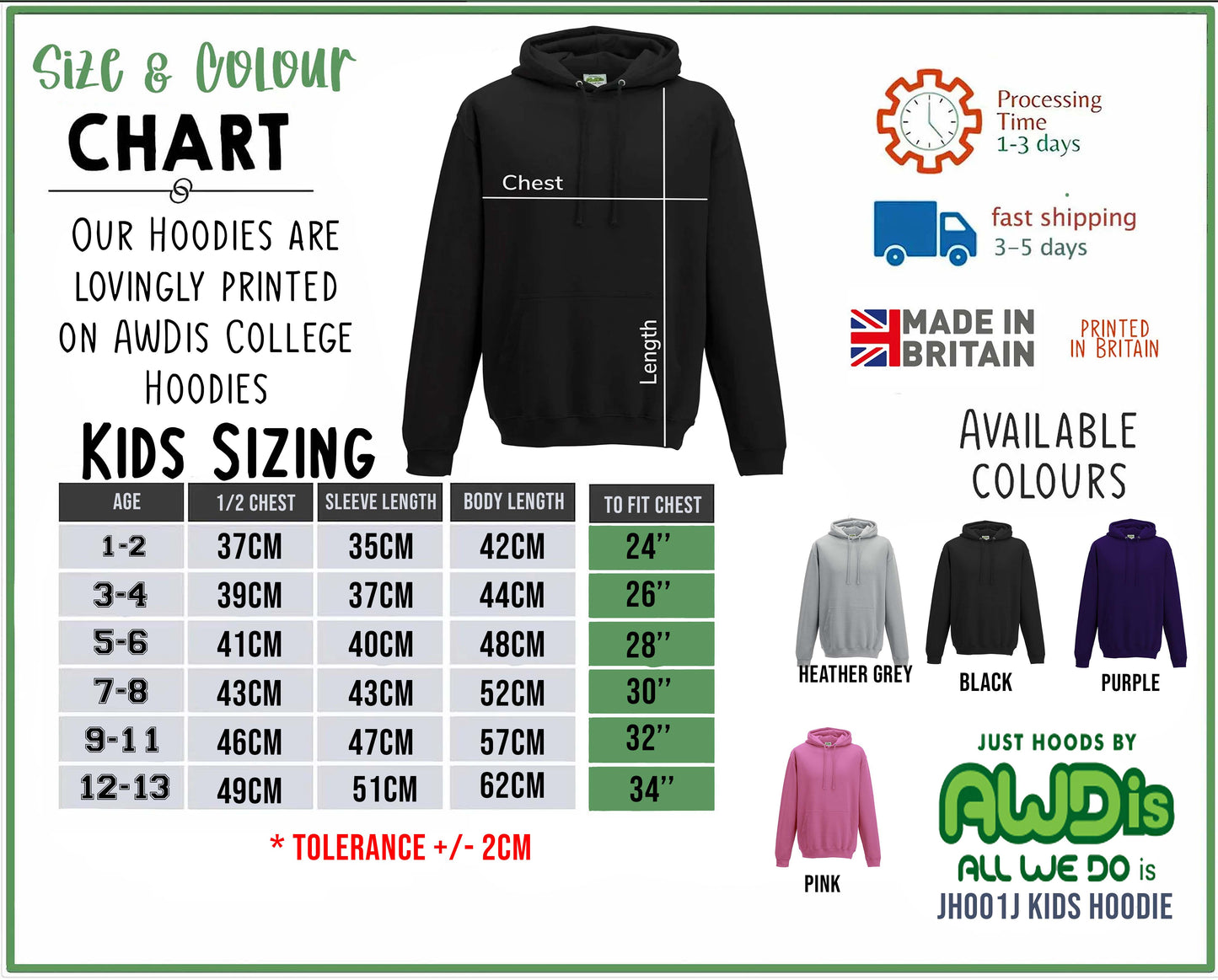 Personalised Disney Family Trip Hoodie - Mickey Head Rainbow Edition