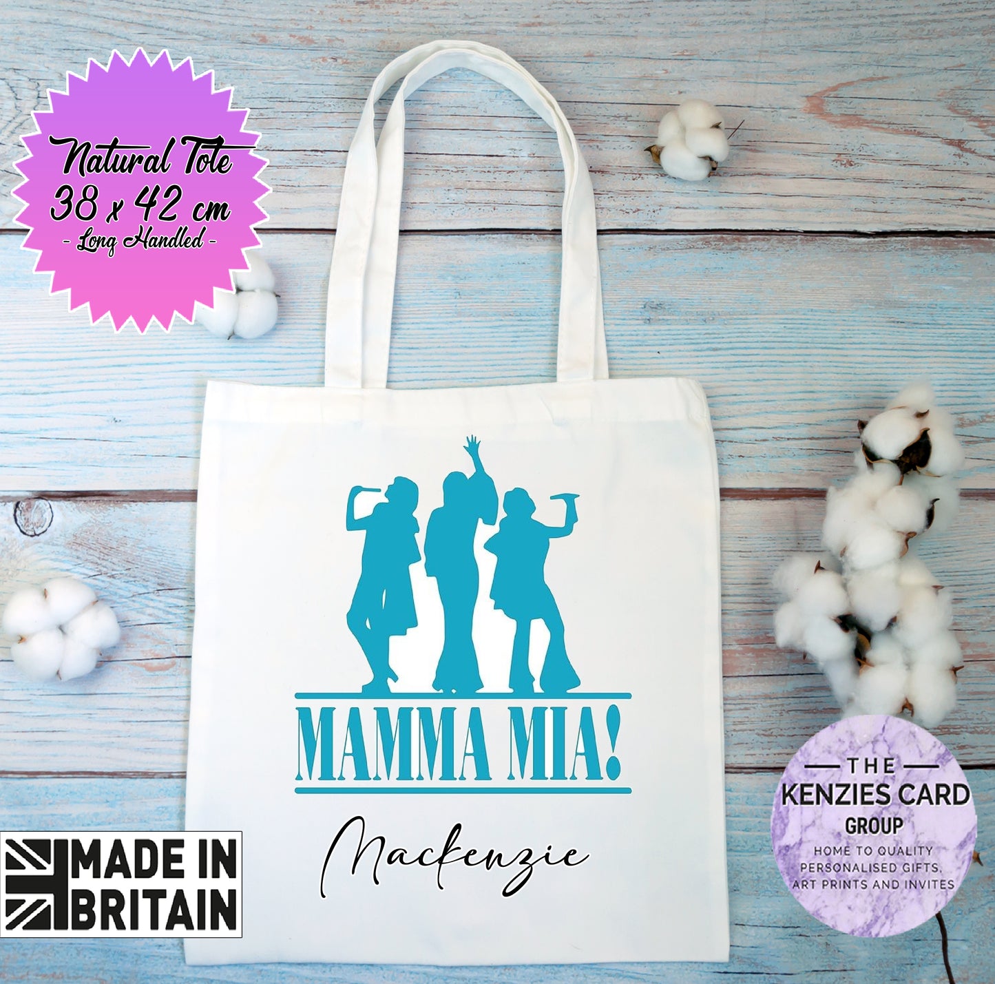 Personalised Mamma Mia Donna and the Dynamos Bag - Musical Edition Tote