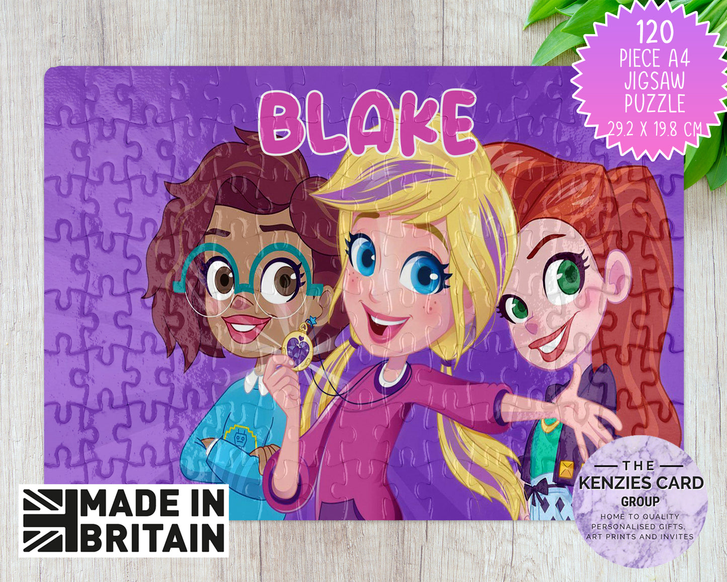Personalised Polly Pocket Edition 120 pcs Kids Puzzle- Polly and Friends