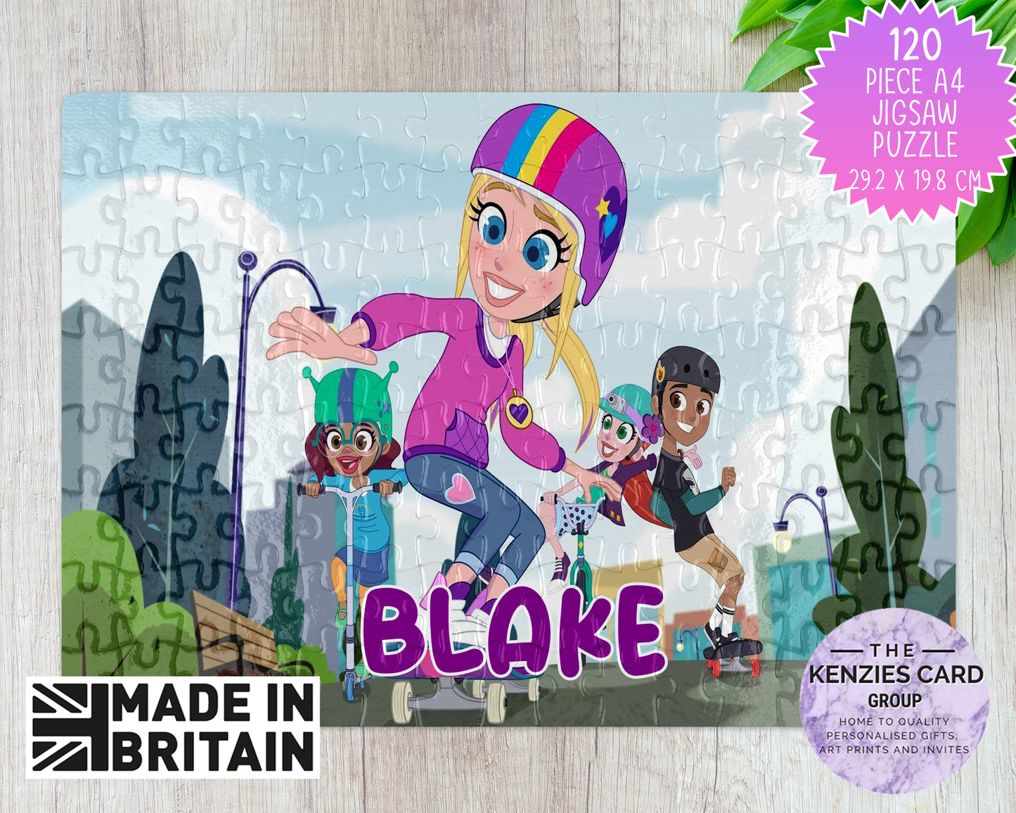 Personalised Polly Pocket Edition 120 pcs Kids Puzzle- Polly and Friends