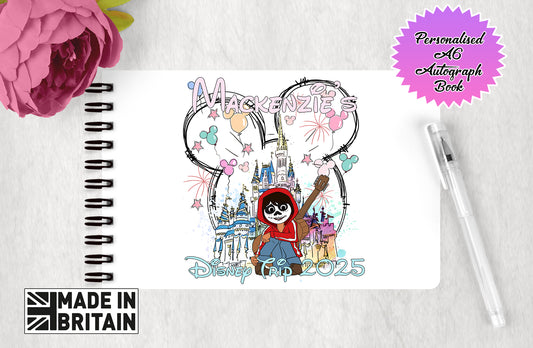 Personalised Disney Autograph Book - Pixars Coco Edition V3