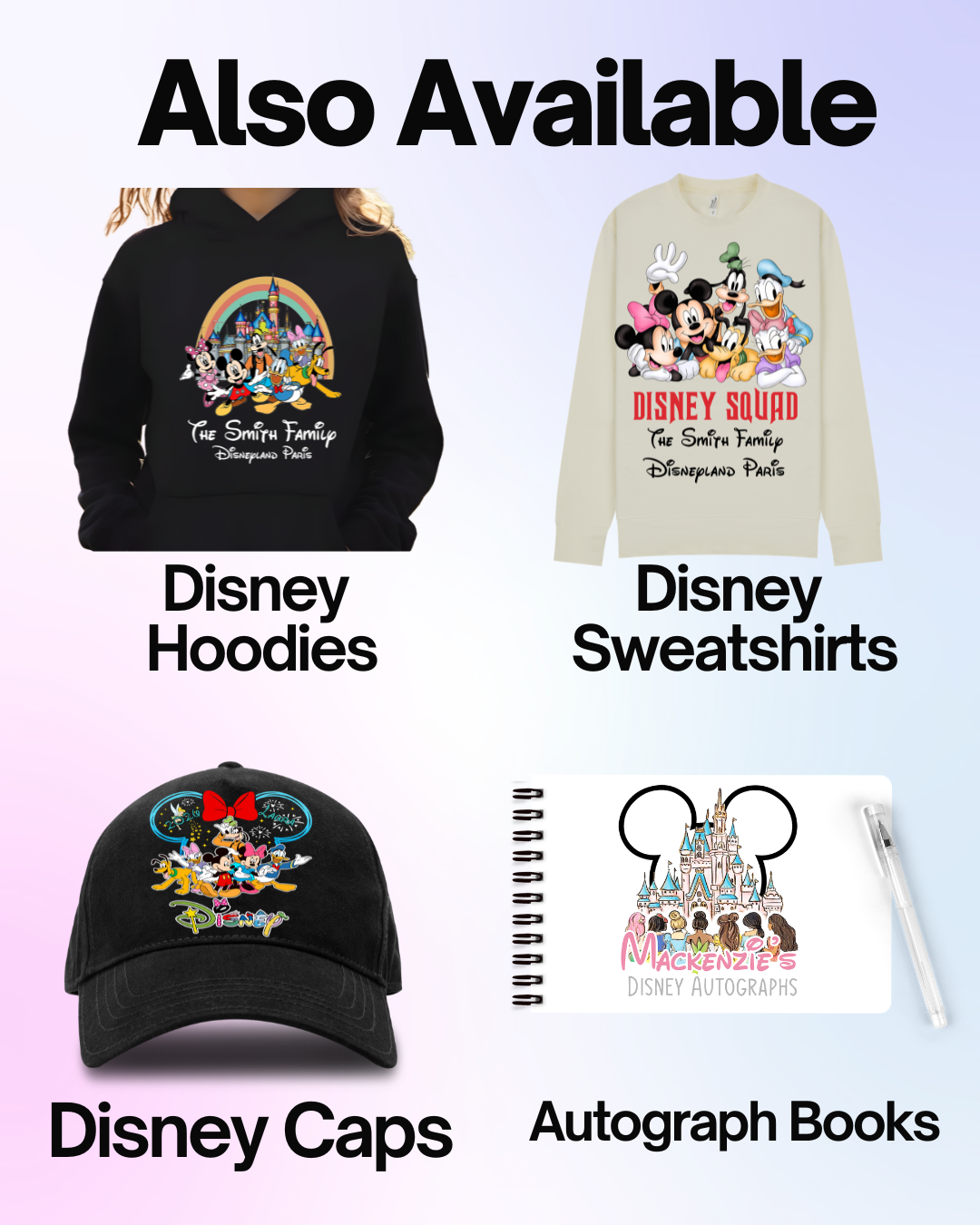 Personalised Disneyland Paris Matching Family Caps - Toy Story Edition 2026