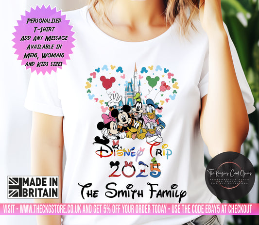 Personalised Disneyland Paris Disney World Mickey Mickey Ballon Edition 2025