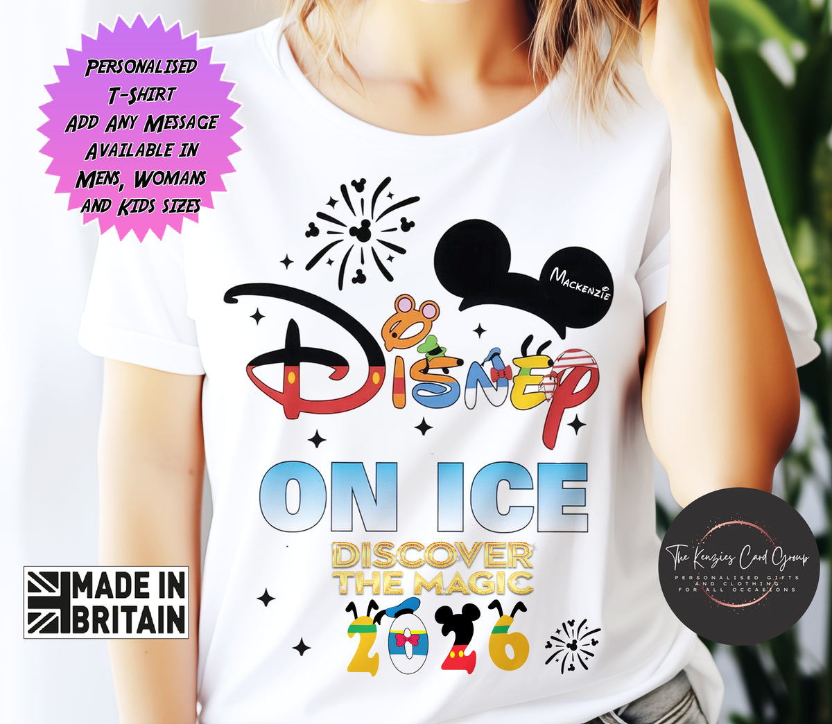 Personalised Disney On Ice UK Tour - Discover the Magic Tour 2026