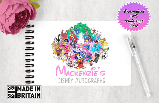 Personalised Disney Autograph Book - Mistro Mickey - Disney Music Edition
