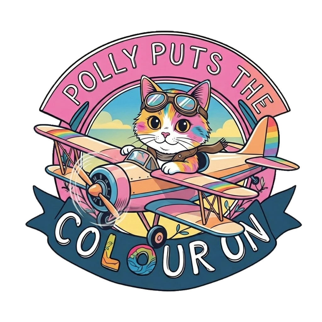 Polly Puts The Colour On UV DTF Decal - Summer Travels Limited Editon