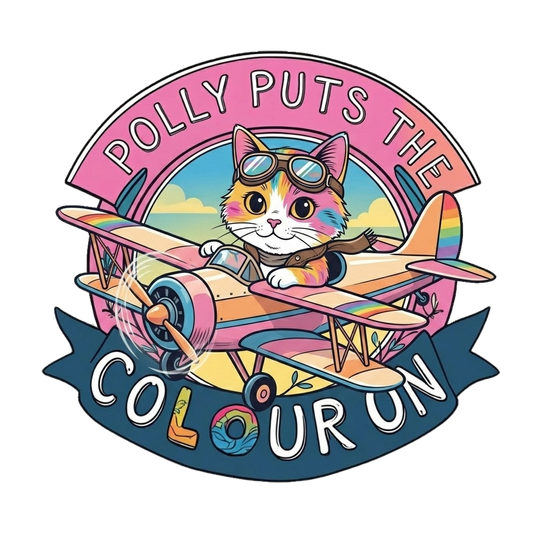 Polly Puts The Colour On UV DTF Decal - Summer Travels Limited Editon