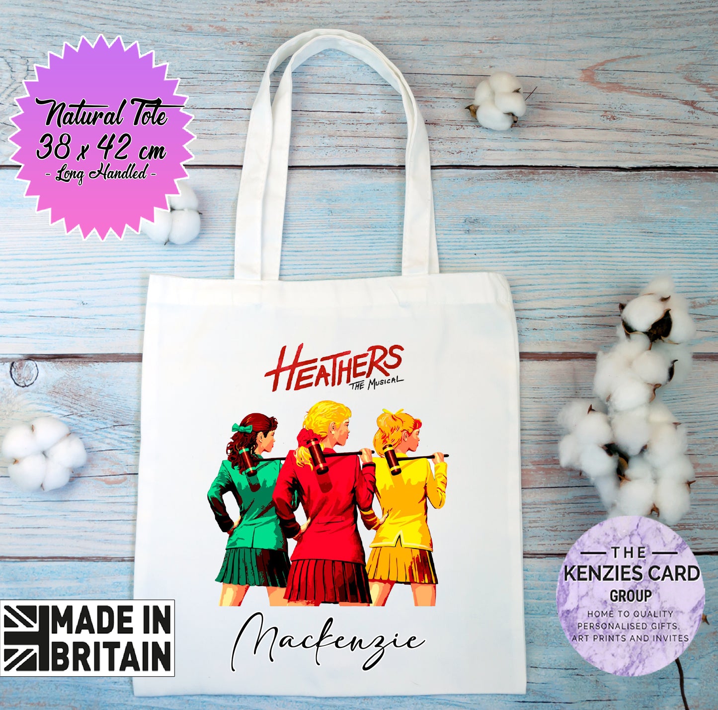 Personalised Musical Theatre Tote Bag - Heathers The Musical Edition V2