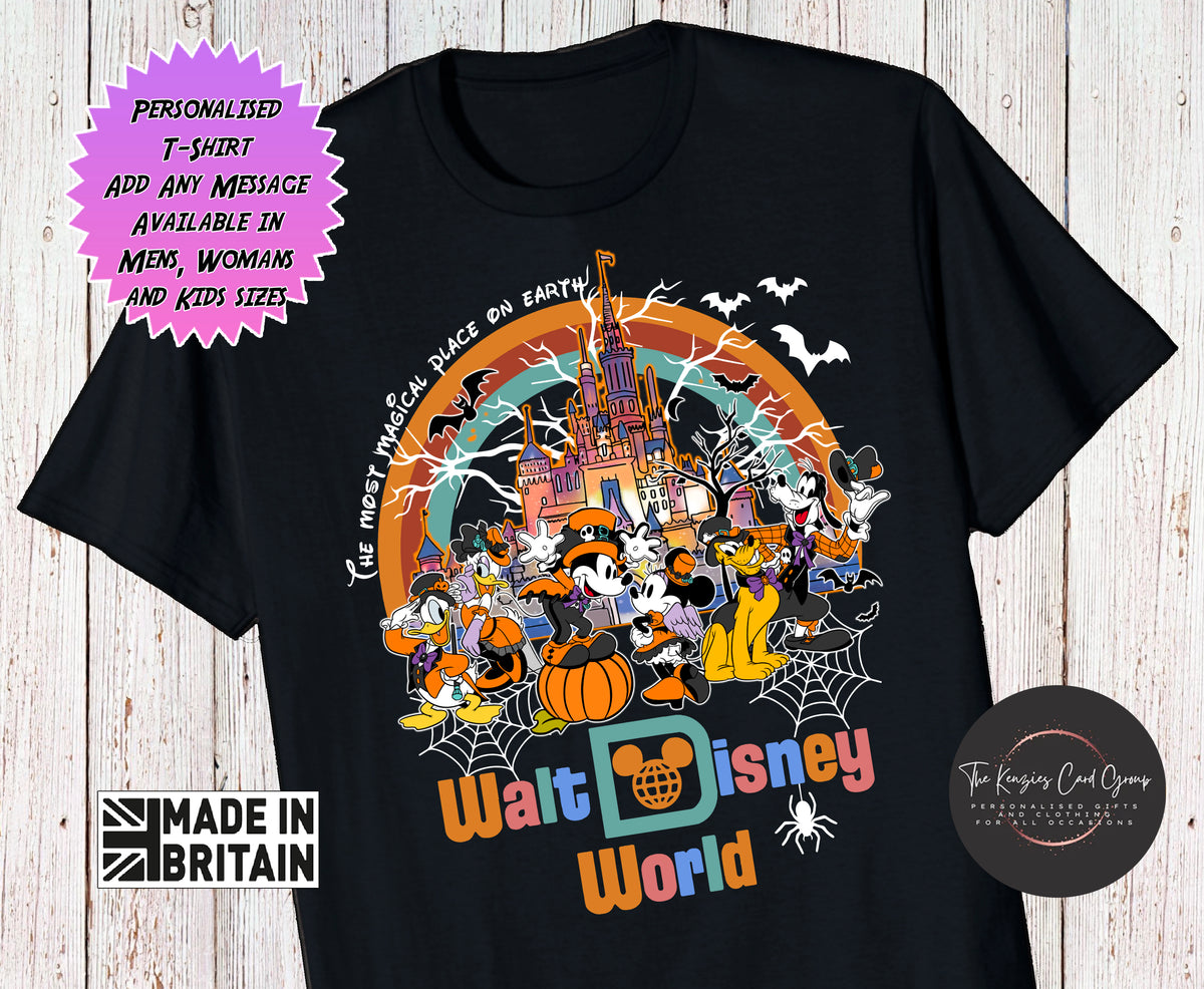 Personalised Mickeys Not So Scary Halloween Party Matching Family T Shirts - 2026