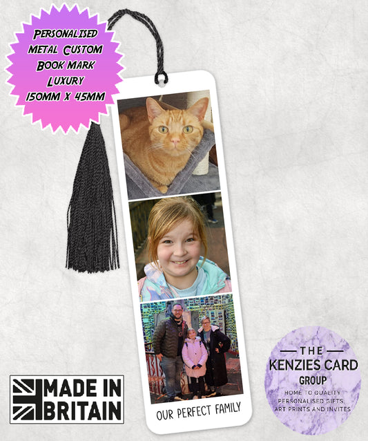 Personalised Photo Bookmark - Book Lovers Photo Gift