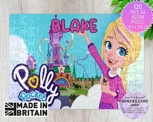 Personalised Polly Pocket Edition 120 pcs Kids Puzzle