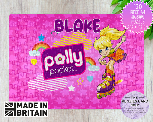 Personalised Polly Pocket Edition 120 pcs Kids Puzzle- Polly and Friends