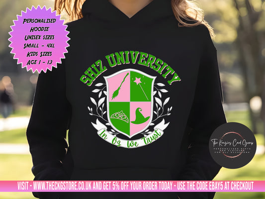 Personalised Wicked Movie Musical Hoodie Wicked The Musical Hoodie Defying Gravity Popular Hoodie Wicked UK Tour Hoodie West End Musical V8