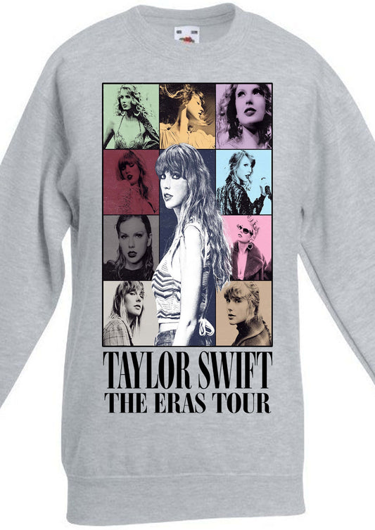 Personalised Taylor Swift Sweatshirt - Heather Grey Edition - Custom Order