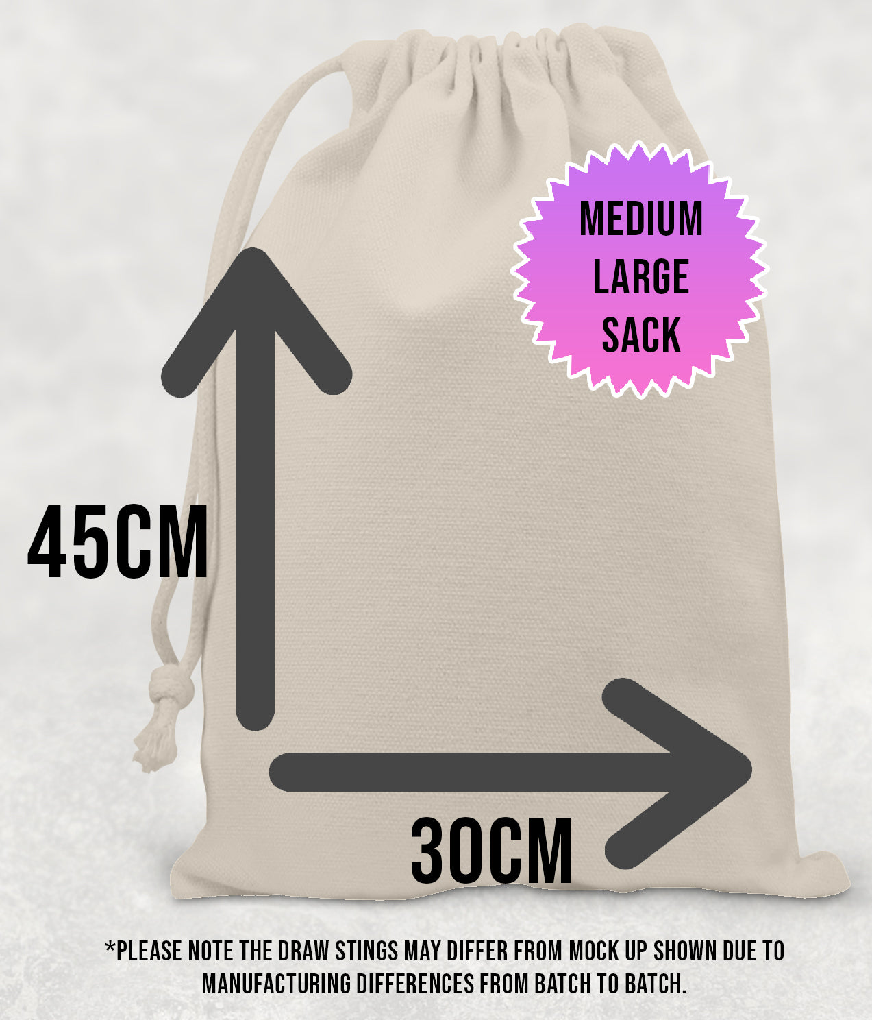 Personalised Disney Christmas Stock Gift Sack - Mickey Mouse Fab 5 Edition V3