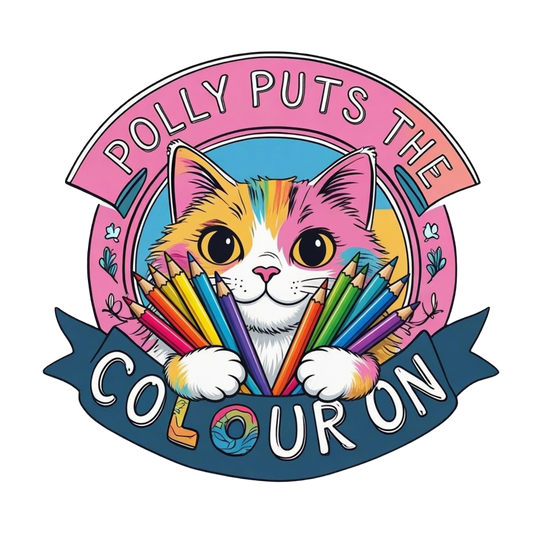 Polly Puts The Colour On UV DTF Decal - Classic Pens Logo Edition