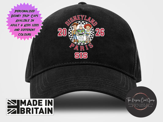 Personalised Disneyland Paris Matching Family Caps - Toy Story Edition 2026
